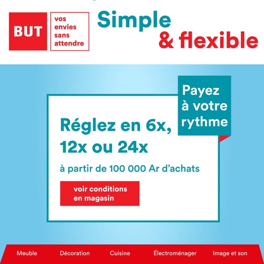 Facile de payer avec But 