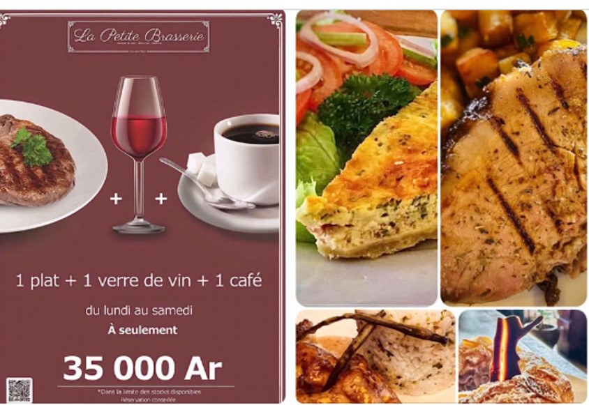 Formule gourmande à La Petite Brasserie