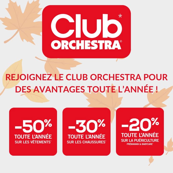 ✨Rejoignez le Club Orchestra ✨