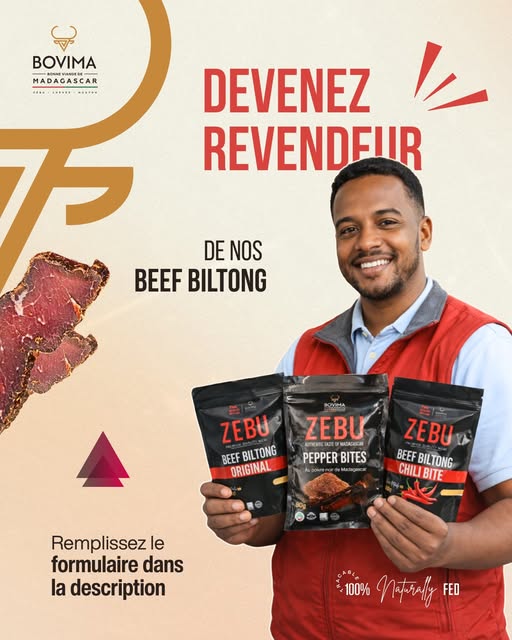 Beef Biltong Original de BOVIMA  - offre 1