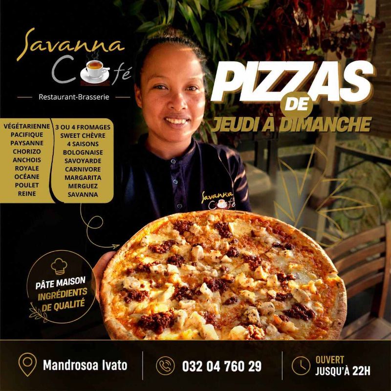 PIZZA du JEUDI à DIMANCHE, Mandrosoa Ivato