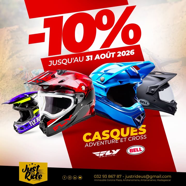 Promos Just Ride Casque -10%