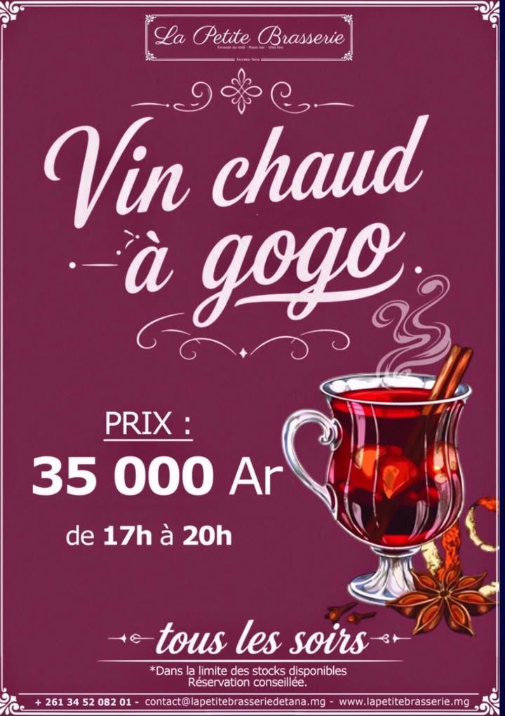La Petite Brasserie : Place à l' After-work Vin chaud à gogo 🍷
