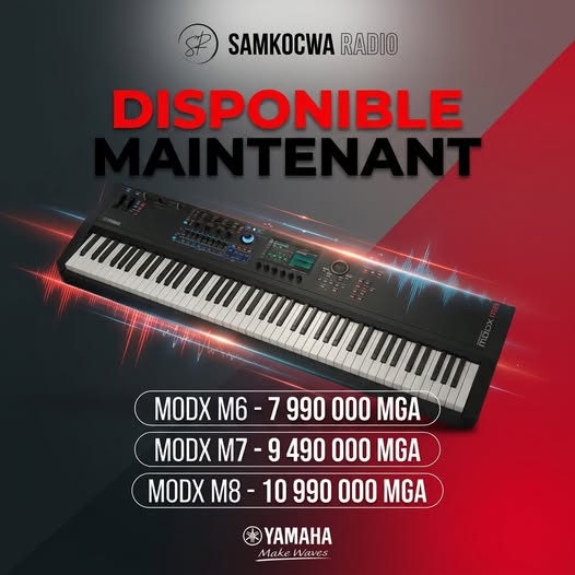 Les claviers Yamaha MODX+ sont disponibles chez Samkocwa Radio ! 🎶