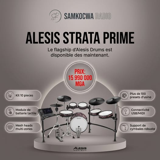 ALESIS STRATA PRIME : la puissance au bout des baguettes ! 🔥🥁