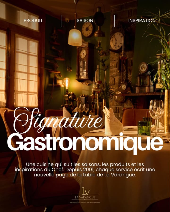 Une signature qui se retrouve dans l’assiette 🛎️