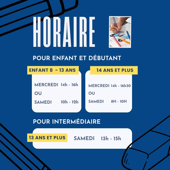Cours de dessin  - offre 2