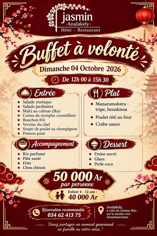Votre Buffet est prêt!!