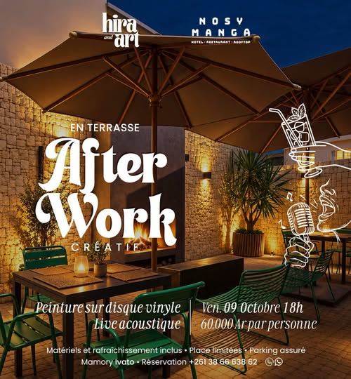 Un After Work créatif, quoi de mieux ? 🍹🎨