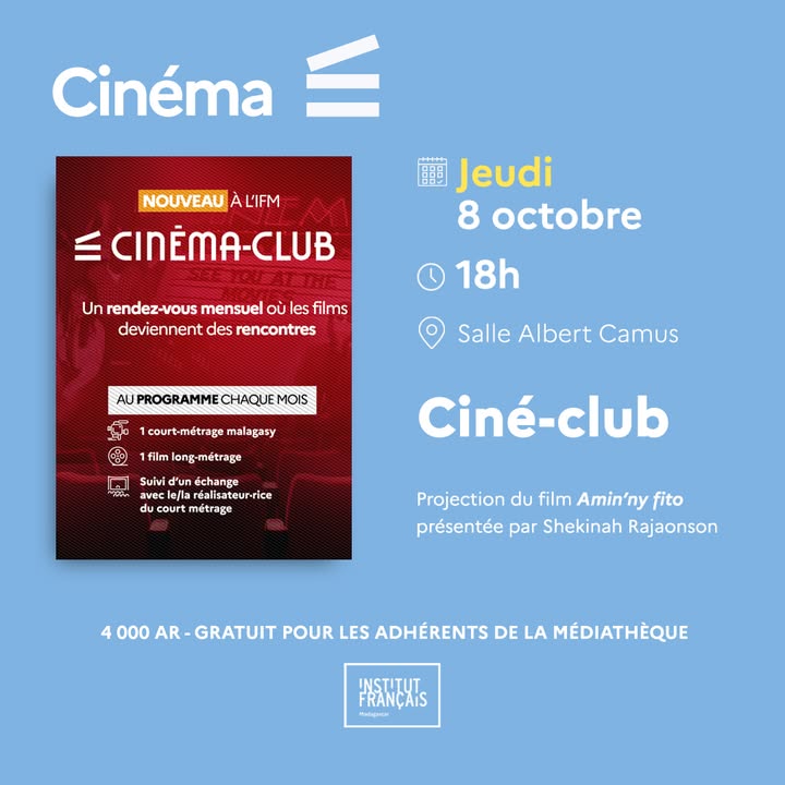   Ciné-club de l’IFM – Amin’ny fito